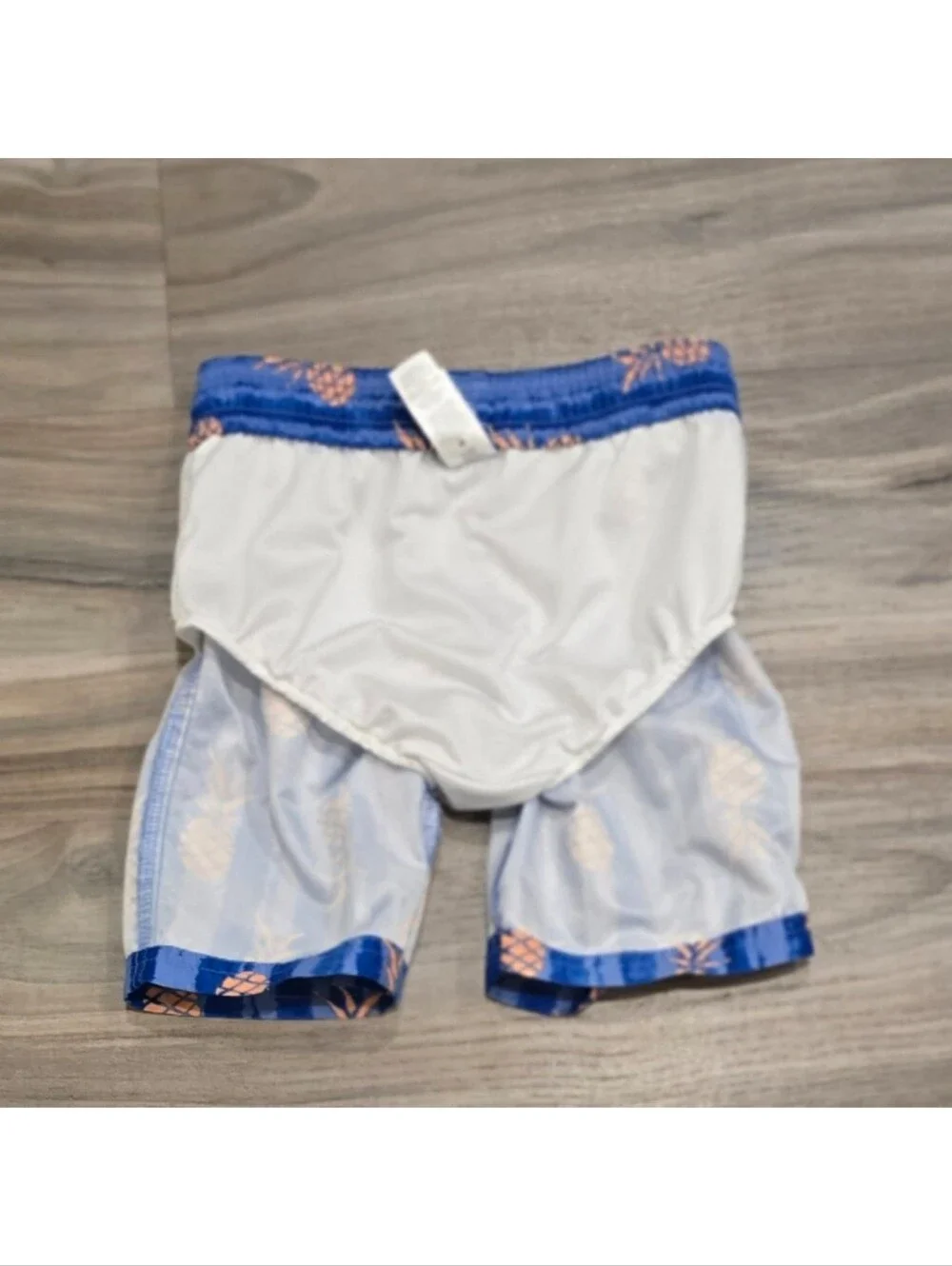 Carter’s Boys Swim Trunks Size 4T Blue Pineapple Print Lined